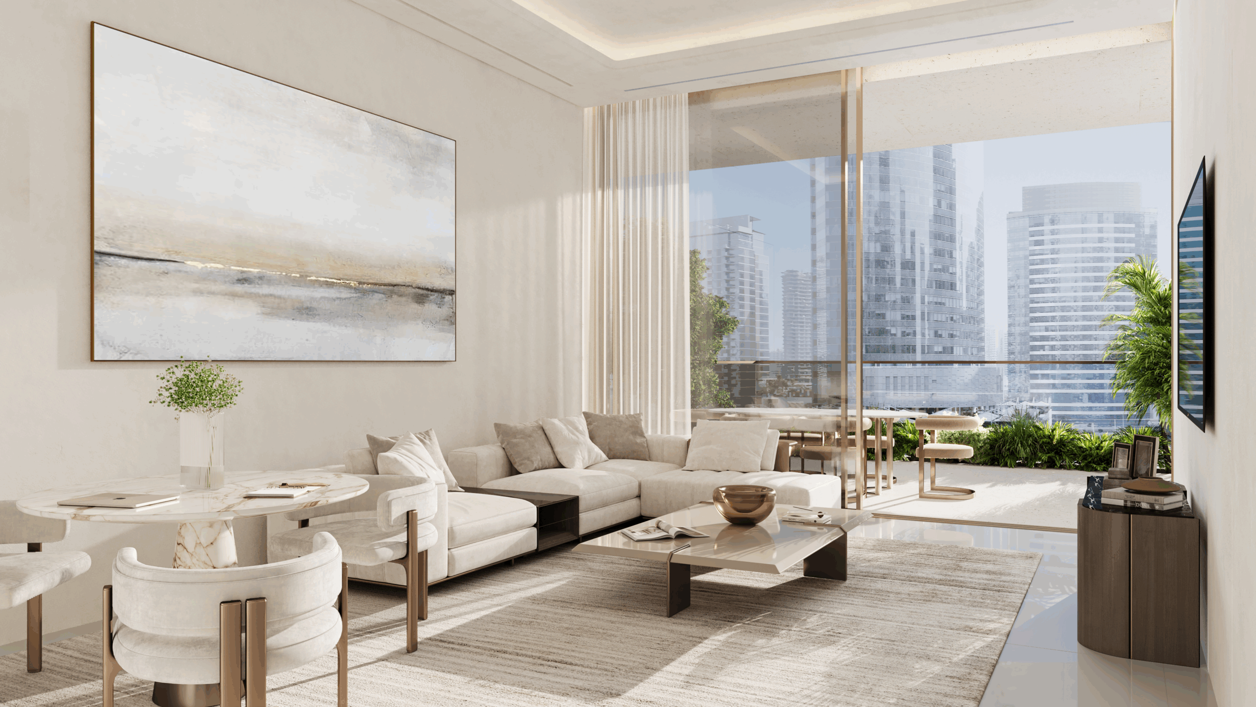 1 bhk living dining