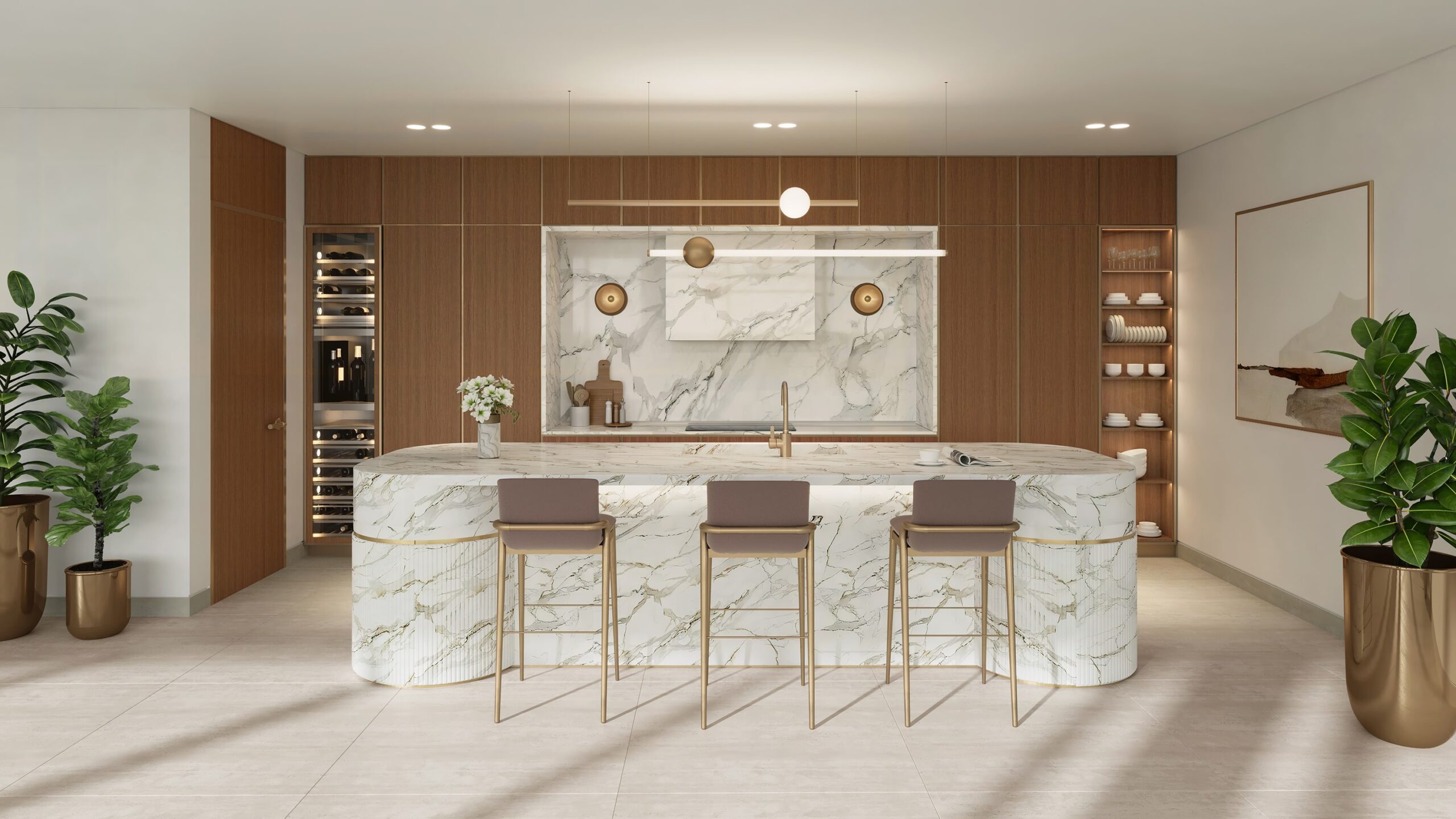 Ocean House by Ellington - kitchen - Duplex, presidential and penthouses-min